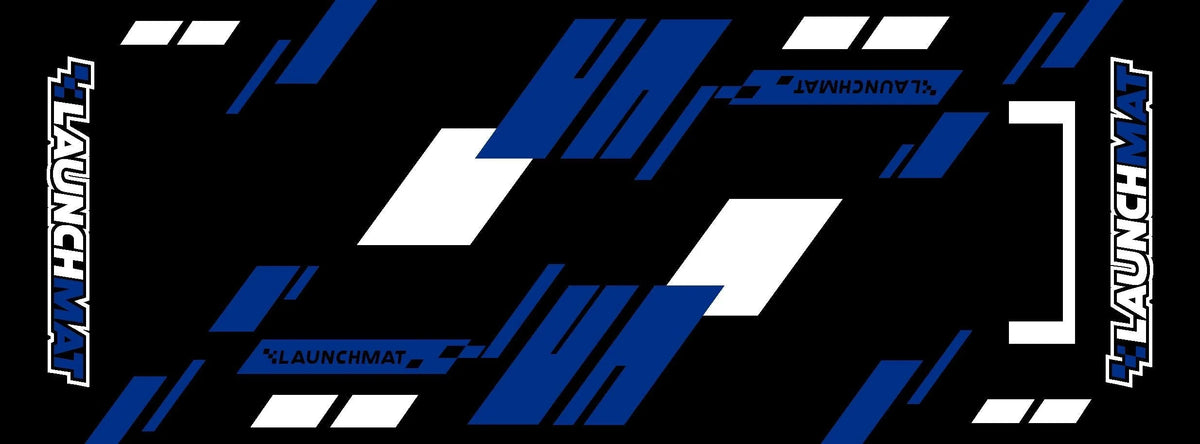 Carpeted Motorcycle Mats (Block Design)